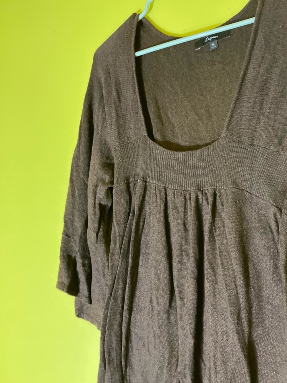 Y2K Express Women’s Sweater Dress Babydoll Knit